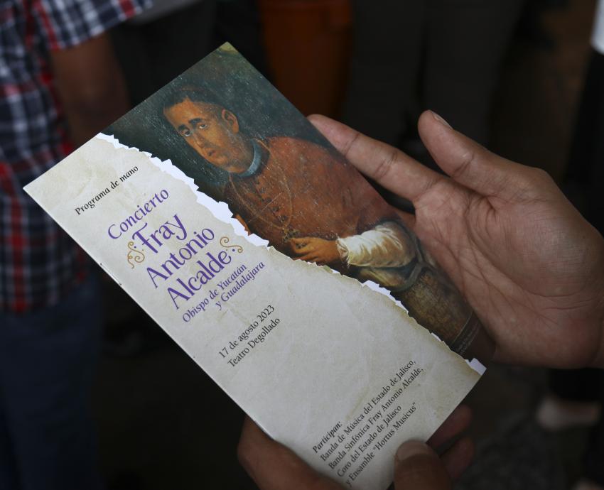 Honran la memoria de Fray Antonio Alcalde con concierto en el Teatro Degollado