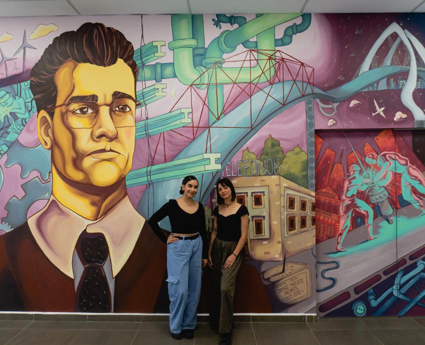 Rinden homenaje a Matute Remus con mural “El ingeniero”