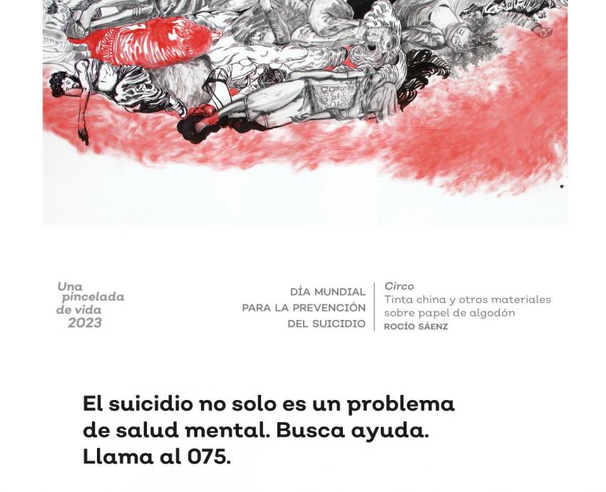Para prevenir el suicidio promueven “Una pincelada de vida”