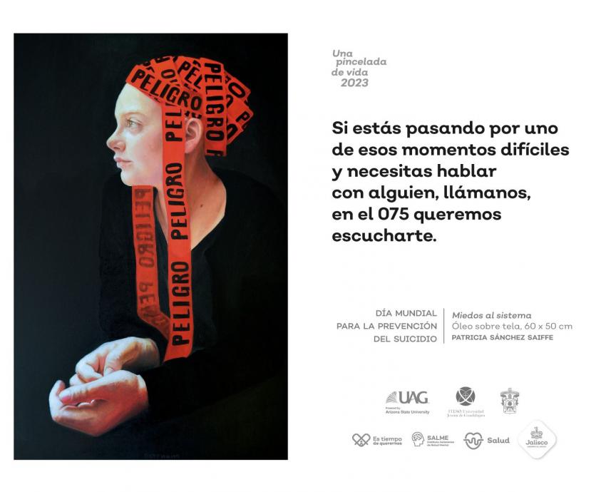 Para prevenir el suicidio promueven “Una pincelada de vida”