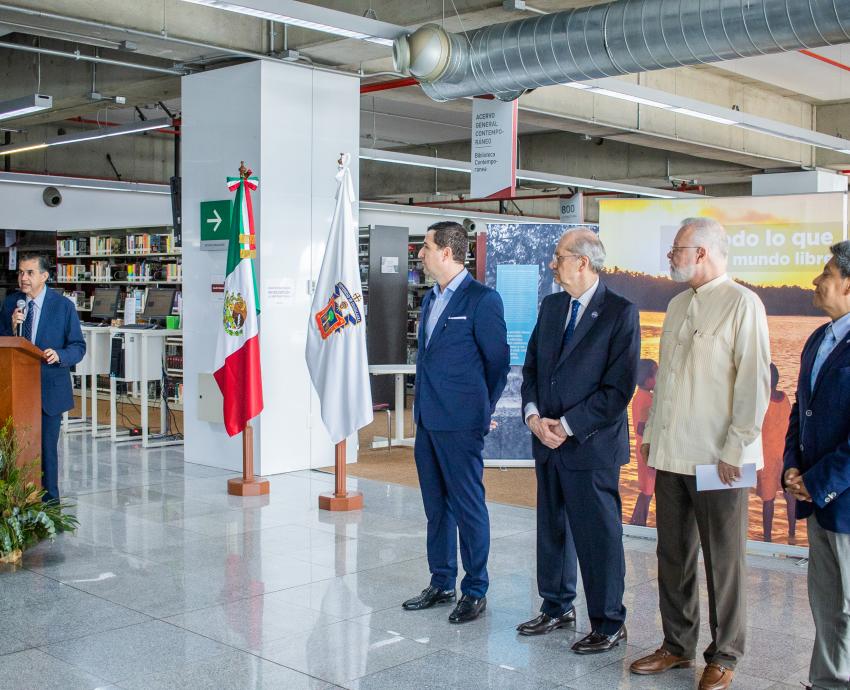 Exhiben “Todo lo que atesoras, por un mundo libre de armas nucleares” en la BPEJ Juan José Areola