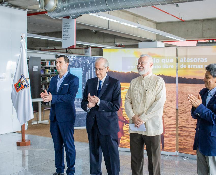 Exhiben “Todo lo que atesoras, por un mundo libre de armas nucleares” en la BPEJ Juan José Areola