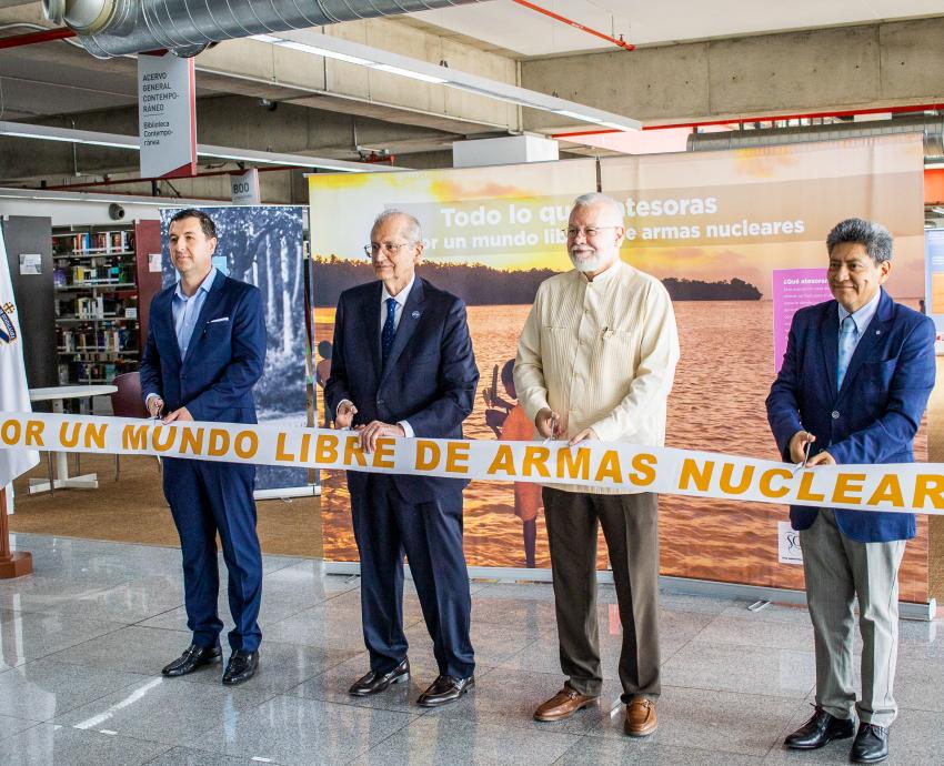 Exhiben “Todo lo que atesoras, por un mundo libre de armas nucleares” en la BPEJ Juan José Areola