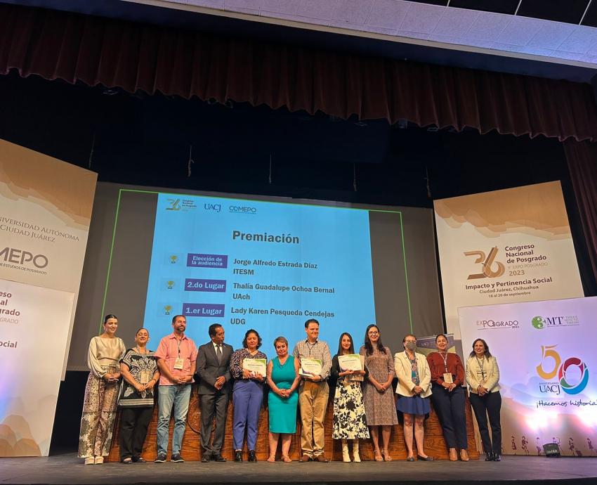 Destaca UdeG en el 36º Congreso Nacional de Posgrado
