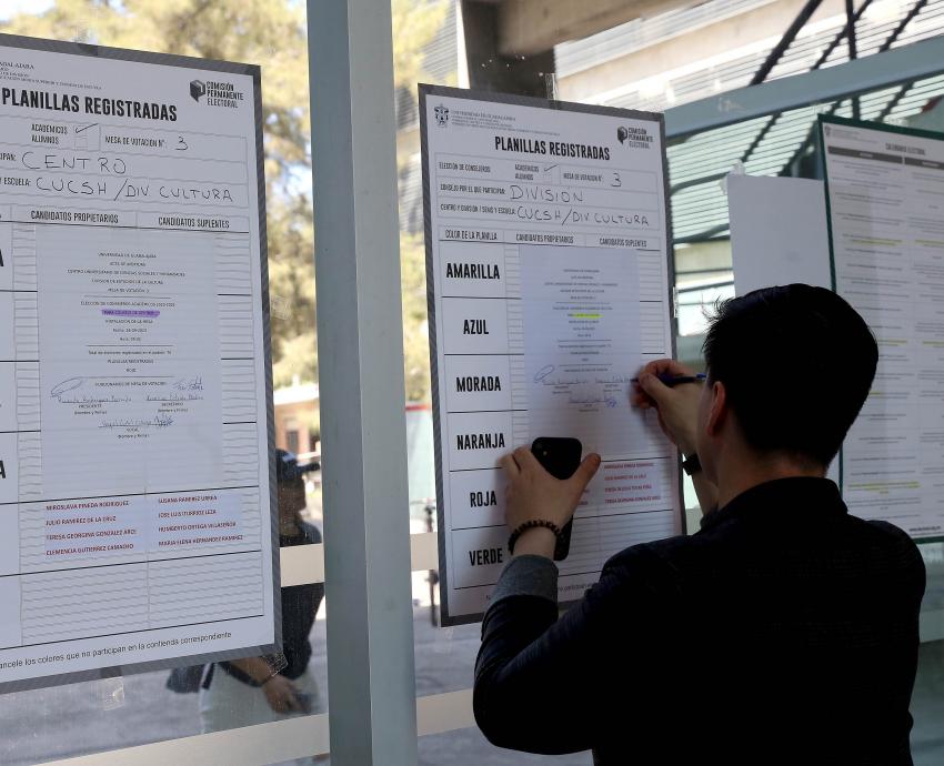 Inicia jornada de elección en planteles de UdeG para el periodo 2023-2024