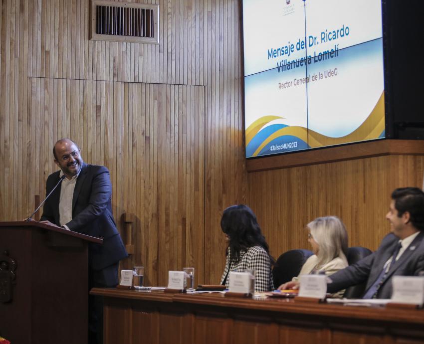 Estudiantes de Jalisco replican el modelo de Naciones Unidas para discutir los problemas globales