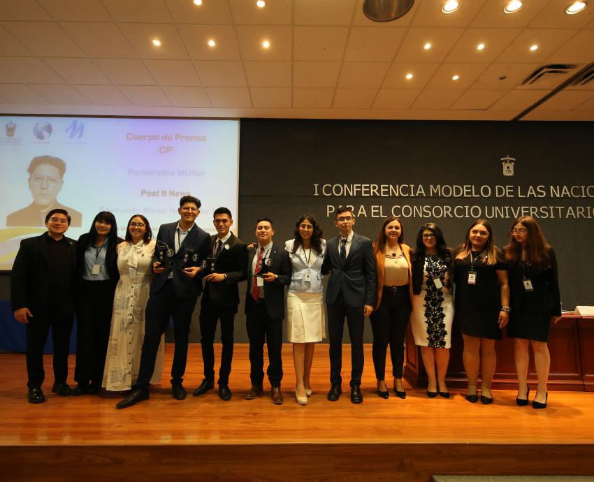 Gana UdeG primeros premios de la primera Conferencia Modelo de las Naciones Unidas para el Consorcio Universitario de Jalisco