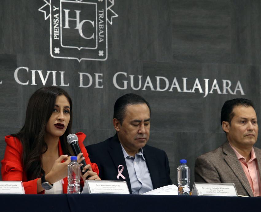Hospitales Civiles se suman a la lucha contra el cáncer de mama