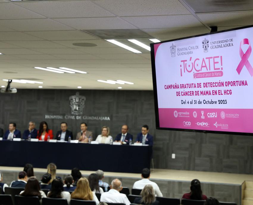 Hospitales Civiles se suman a la lucha contra el cáncer de mama