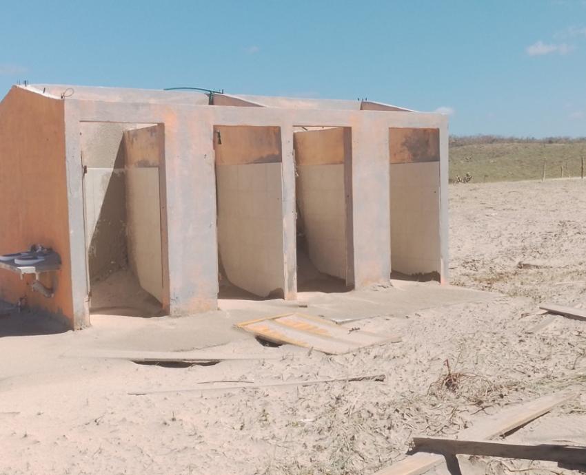 Sufre graves daños campamento tortuguero “La Gloria” tras el paso del huracán Lidia