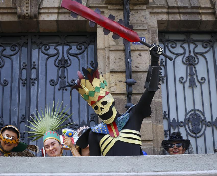 Estudiantes del CUCEI dedican Aquelarre 2023 a la leyenda del Mictlán
