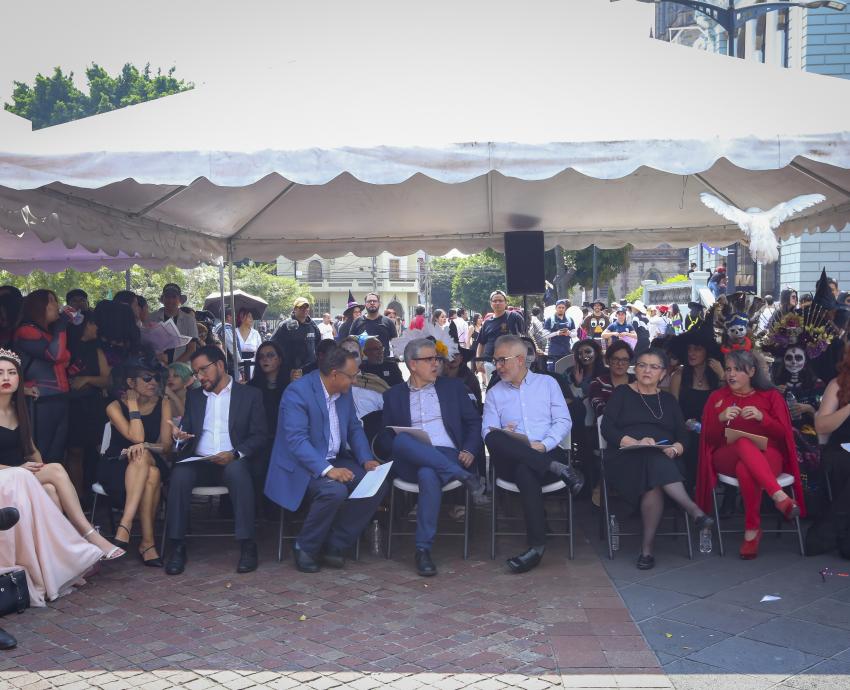 Estudiantes del CUCEI dedican Aquelarre 2023 a la leyenda del Mictlán