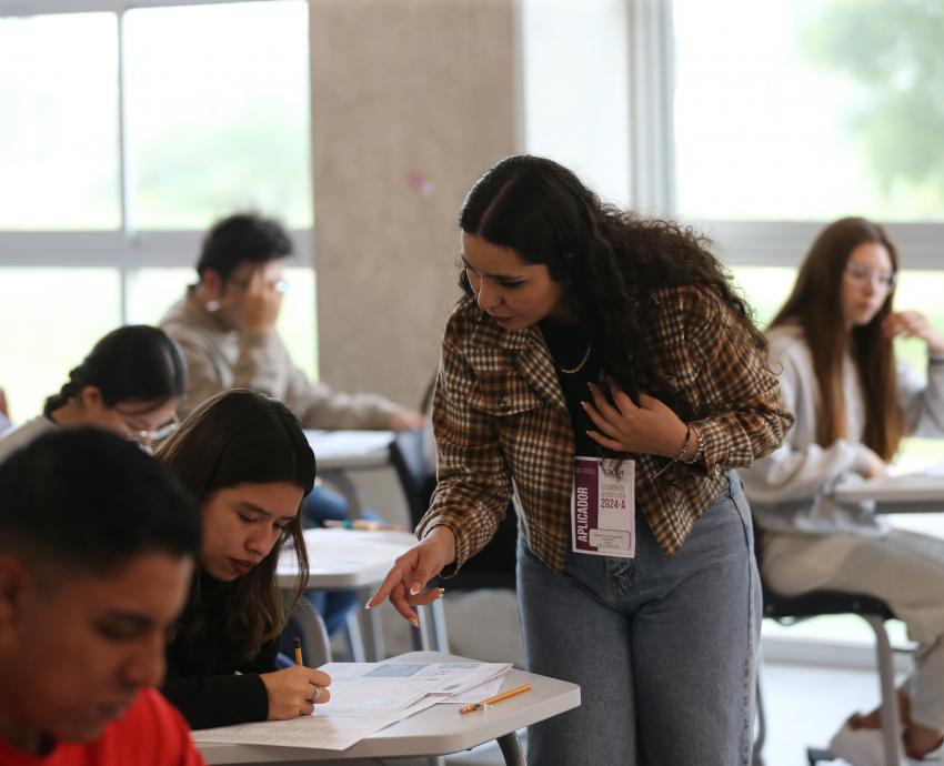 Presenta examen de admisión poco más del 95 por ciento de aspirantes para ciclo escolar 2024-A 