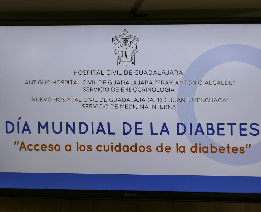 Inicia Hospital Civil campaña para prevenir y diagnosticar diabetes