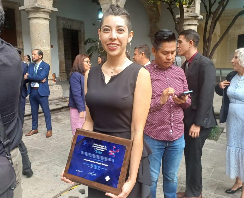 Universitarios son reconocidos con el Premio Estatal de Innovación, Ciencia y Tecnología 2023