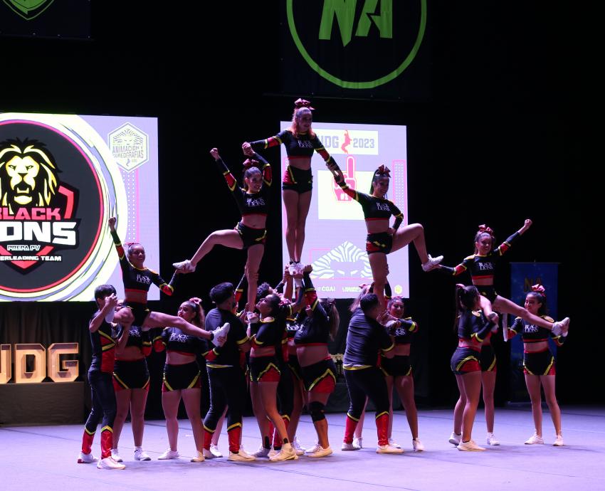 Demuestran fuerza y talento durante Campeonato de Animación y Coreografías 2023