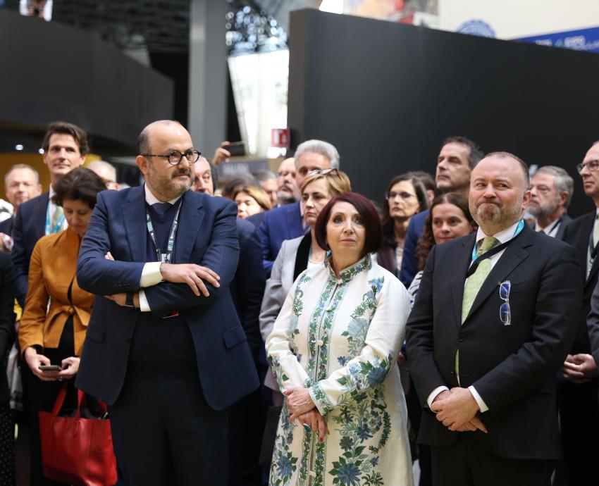 Pabellón de la Unión Europea, un homenaje al legado de la Bauhaus