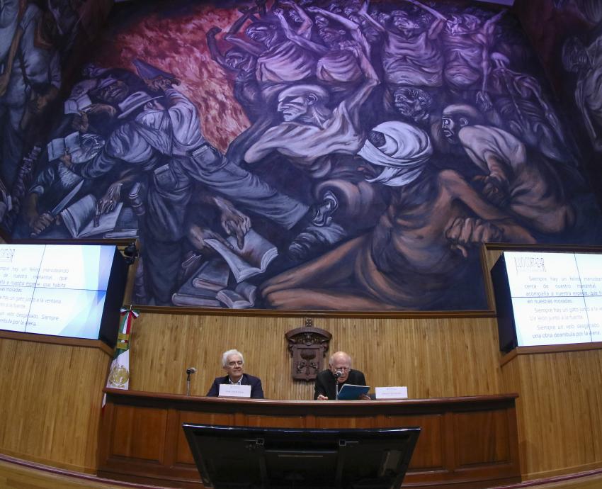 “El muro de Babel”, la voz del escritor Pascal Quignard en el paraninfo