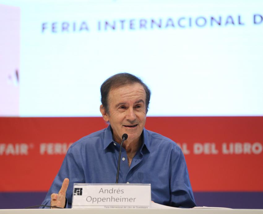 “De nada sirve que trabajemos toda la vida si este trabajo no va hacernos felices”: Andrés Oppenheimer