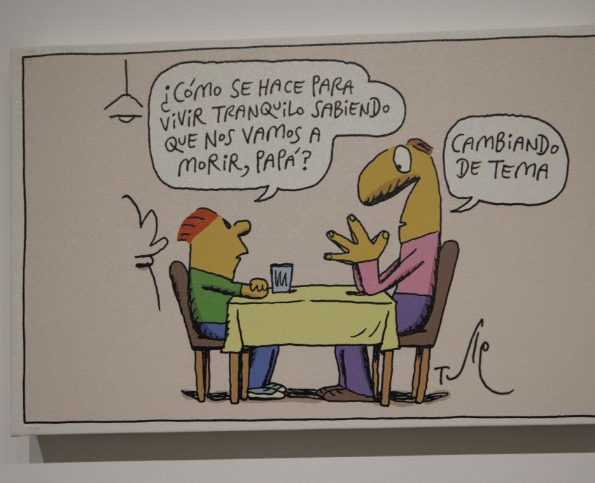 “Tute” exhibe sus caricaturas en Panteón de Belén