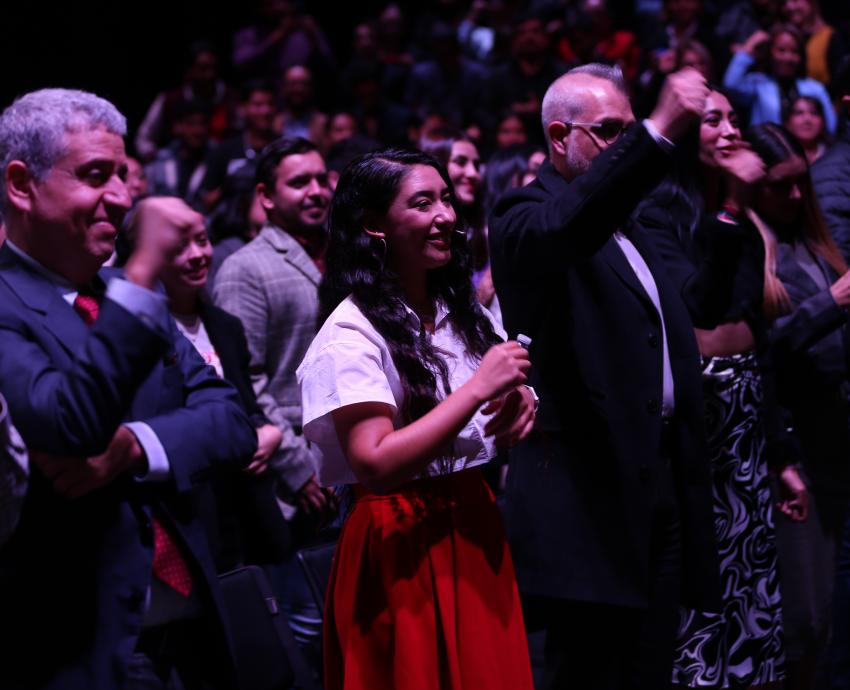 Apuesta Presidenta de FEU por el cambio de la política estudiantil