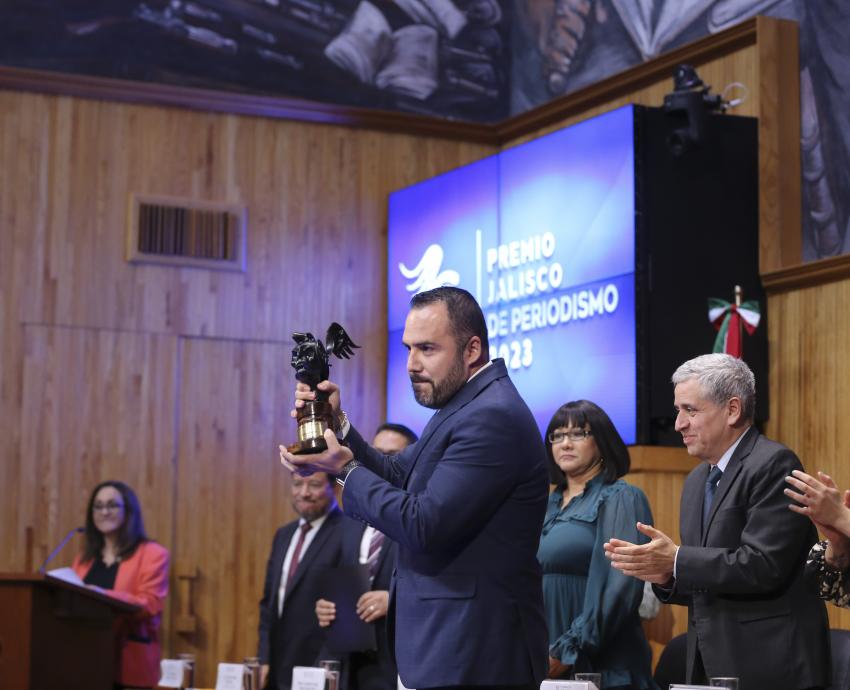 Entregan el Premio Jalisco de Periodismo 2023 con un mensaje a fortalecer esta profesión