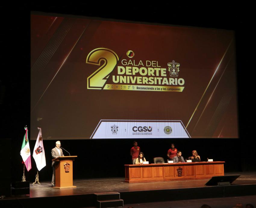 UdeG reconoce a sus atletas en la Segunda Gala del Deporte Universitario