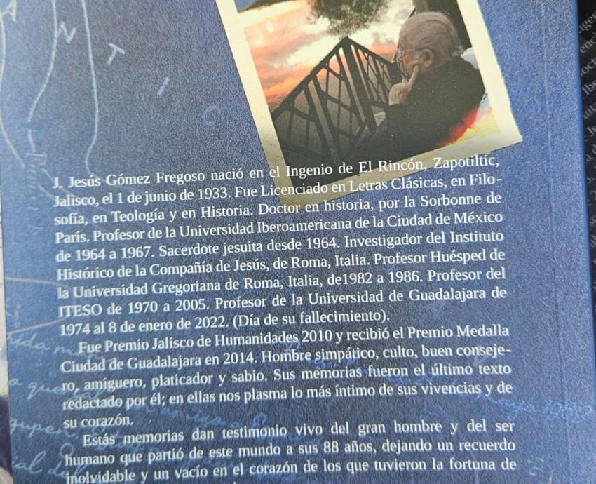 Con libro de memorias rendirán homenaje a J. Jesús Gómez Fregoso