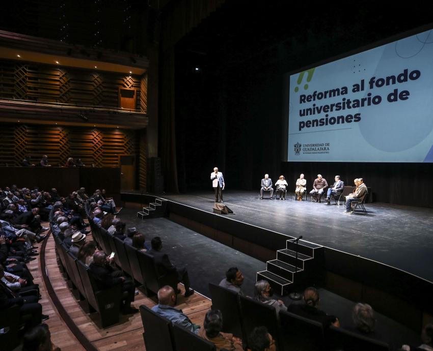 Jubilados, pensionados y trabajadores actuales no aportarán ni un peso extra con la reforma al Fondo de Pensiones de la UdeG: Rector General