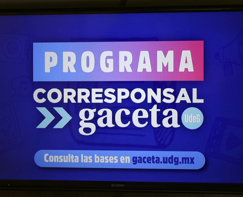 Llaman a estudiantes de la Red Universitaria a ser corresponsales de Gaceta UdeG