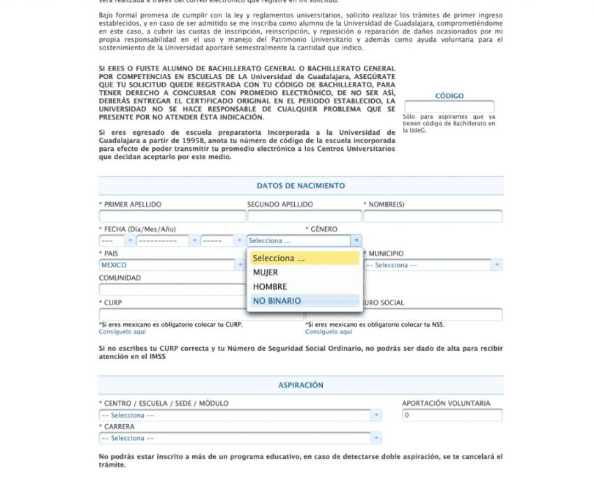 UdeG reconoce la no binariedad durante trayectoria académica