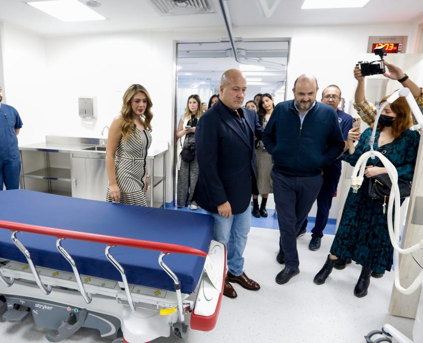 Inauguran en Hospital Civil unidad para tratamiento de quemaduras en menores