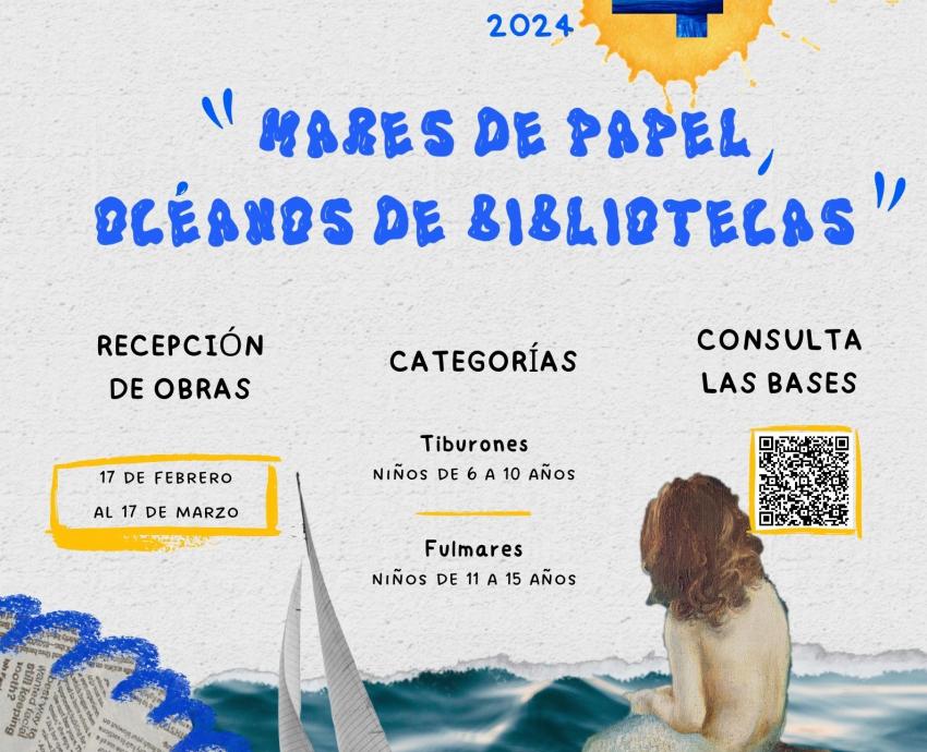 Convocan a niñas y niños a participar en el concurso de dibujo y pintura “Mares de papel, océanos de bibliotecas”