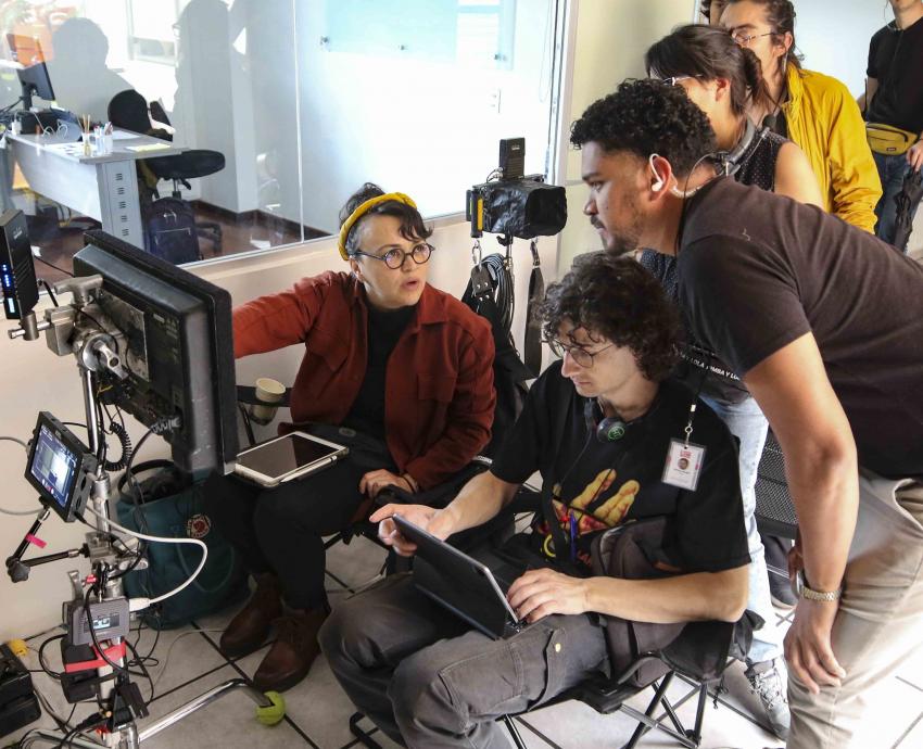 CUGuadalajara, el set de la nueva película de Nancy Cruz