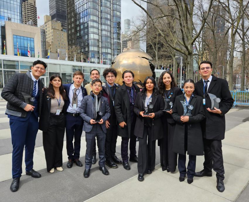 Estudiantes de UdeG participan en II Conferencia de GlobalIMUNers en Nueva York