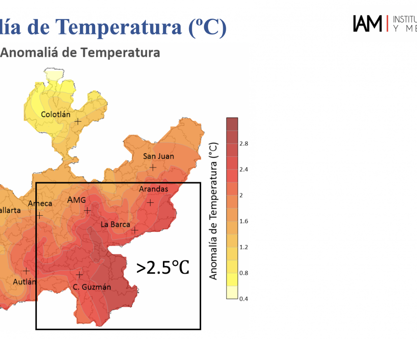 Prevén un mes de mayo con temperaturas 2.5 grados arriba del promedio