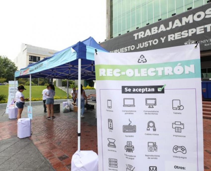 Continúa campaña Rec-olectrón 2024, de acopio de residuos electrónicos