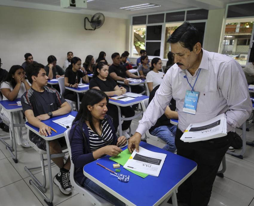 Presenta examen de admisión 96.07% de aspirantes a licenciatura para el ciclo 2024-B