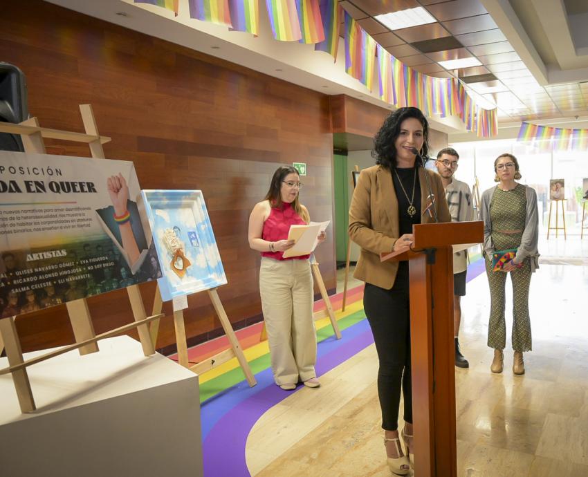 Los colores de la Diversidad llegan al lobby de Rectoría General con exposición “La vida en queer”
