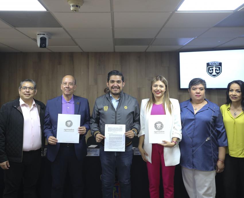Firma UdeG acuerdo de colaboración con Colegio de abogados