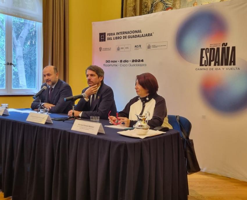 Presentan programa de FIL 2024 en Embajada de España