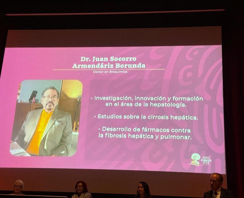 Recibe universitario Premio Nacional de Ciencias, “José Mario Molina Pasquel y Henríquez”