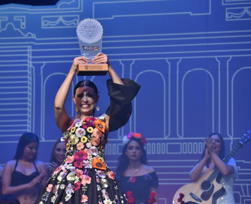 Ganadora de Rugido UDG concursa en La Academia 2024