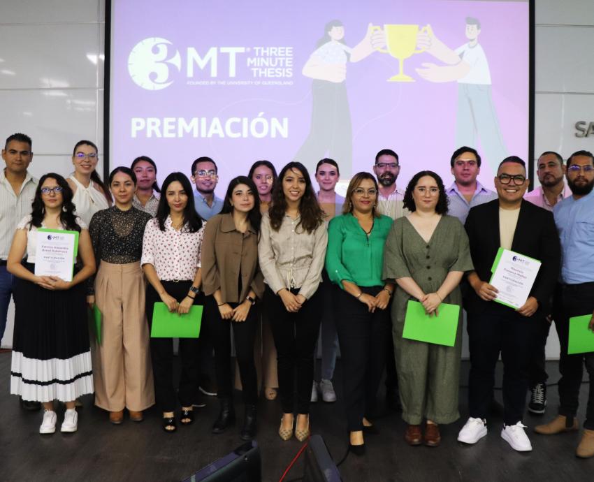 Presentan su tesis de doctorado en 3 minutos