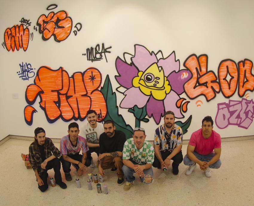A grafitear el MUSA; artistas urbanos toman los muros del recinto