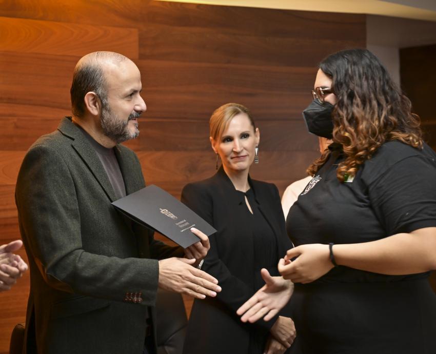 Reconocen trabajo del Coro de Cámara del Departamento de Música