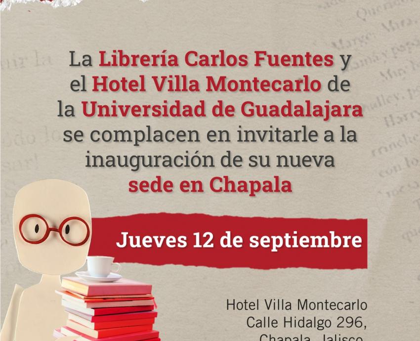 Abrirán librería Carlos Fuentes en Chapala