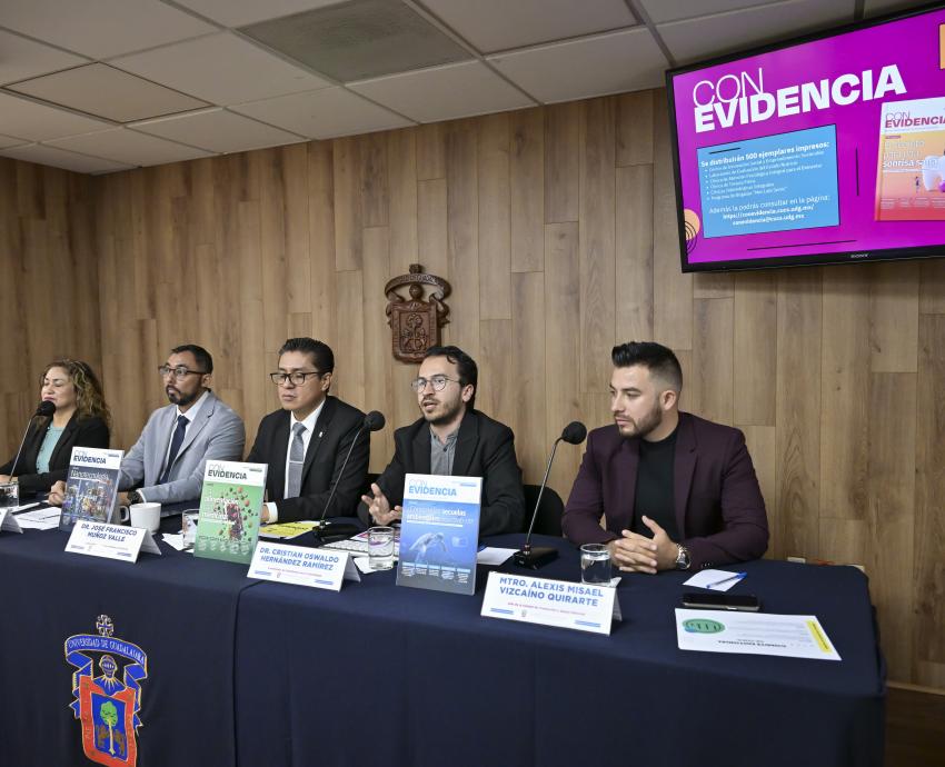 Presentan “Con evidencia”, revista de divulgación científica del CUCS