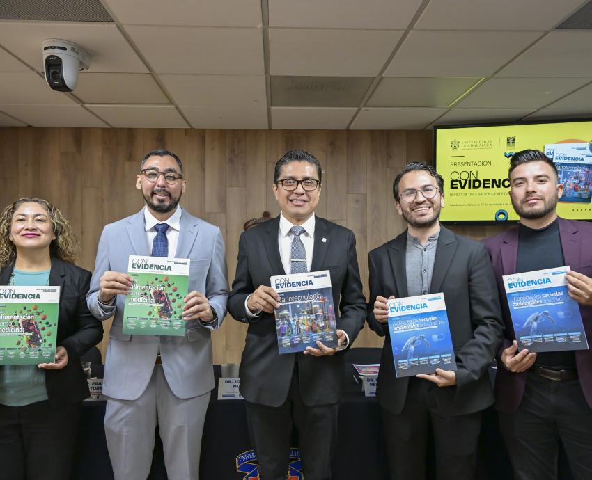Presentan “Con evidencia”, revista de divulgación científica del CUCS