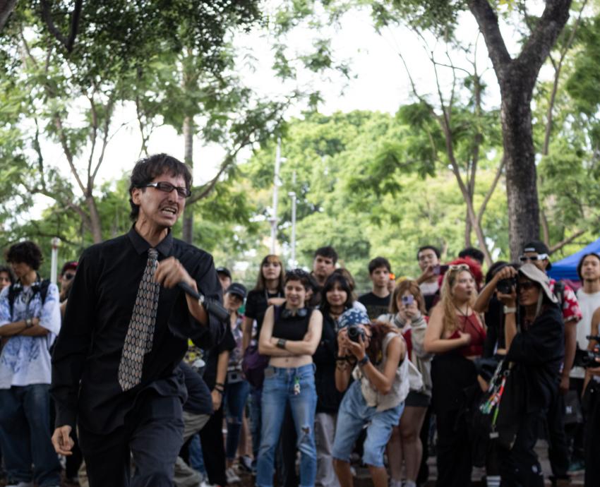 Graban largometraje en el emblemático Parque Revolución